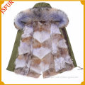 Customized Size Boys Hot Sale Fur Parka Women Parka Jacket